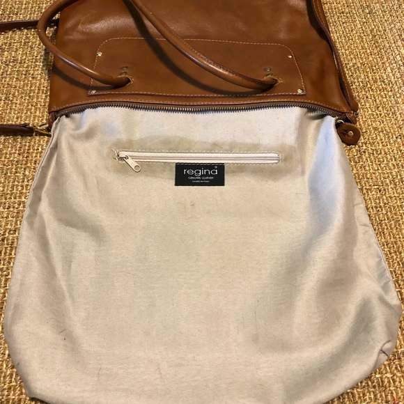 Regina Italian Leather Large Studded Tote/Shoulder Bag - Picture 5 of 14